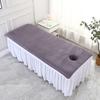 80x190cm Massage Sheet with Holes Absorbent Spa Sheet Large Microfiber Bath Towel for Beauty Salon Beauty Salon Supplies