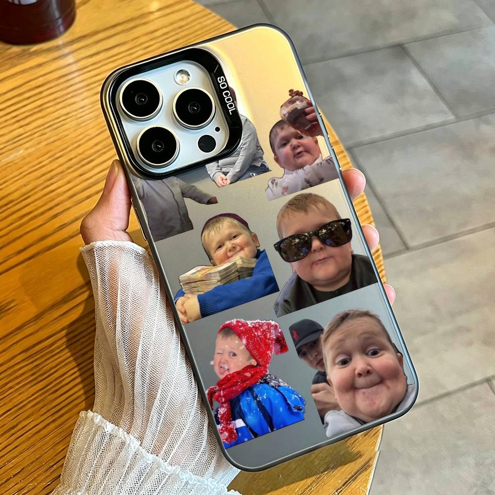 Funny Babaite Hasbulla Phone Case For iPhone 17,16,15,14,13,12,11 Plus,Pro Max,XS,Colorful Silver White Cover iPhone17promax