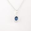 Natural London Blue Topaz Gemstone 925 Sterling Silver Jewelry Handmade Pendant PP-6-7