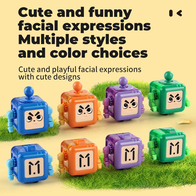Toys Cube Spinner EDC Fidget Sensory TDAH Decompression Game Stress Relief ADHD Autism Anxiety Fingertip Desk Toy for Adult Kids