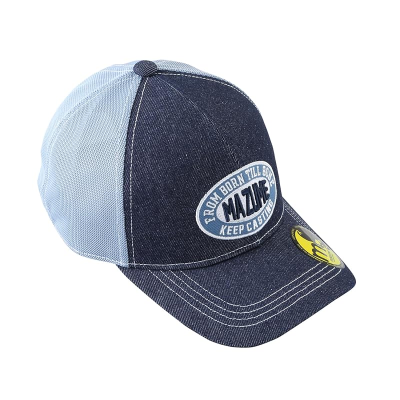 

[Mazume] cap mesh cap denim MZCP-851-04 Indigo x Saxophone