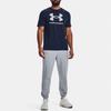 Under Armour Letter Big Logo Casual Sports T-Shirt Men Tops Dark-Blue 1370862-408
