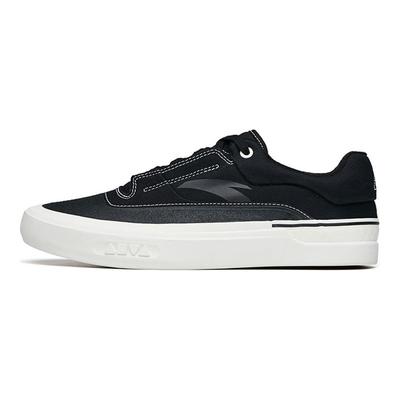 Aoli All-Terrain Skateboard Non-Slip Lightweight Low-Top Skate Shoes Men Sneakers Black 112218011S-1