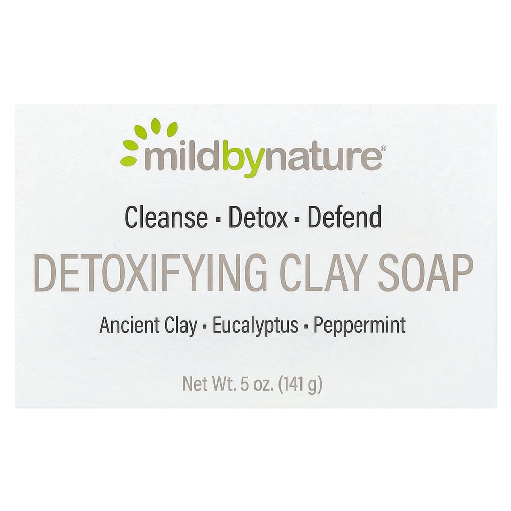 Mild By Nature Ancient Clay Soap, Eucalyptus & Peppermint, 141g (5oz)