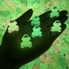 10 Stück/Los Mini Leuchtende Frosch Tier Miniaturen Mini Figur Leuchtet im Dunkeln Feengarten Dekoration Moos Terrarium Mikrolandschaft