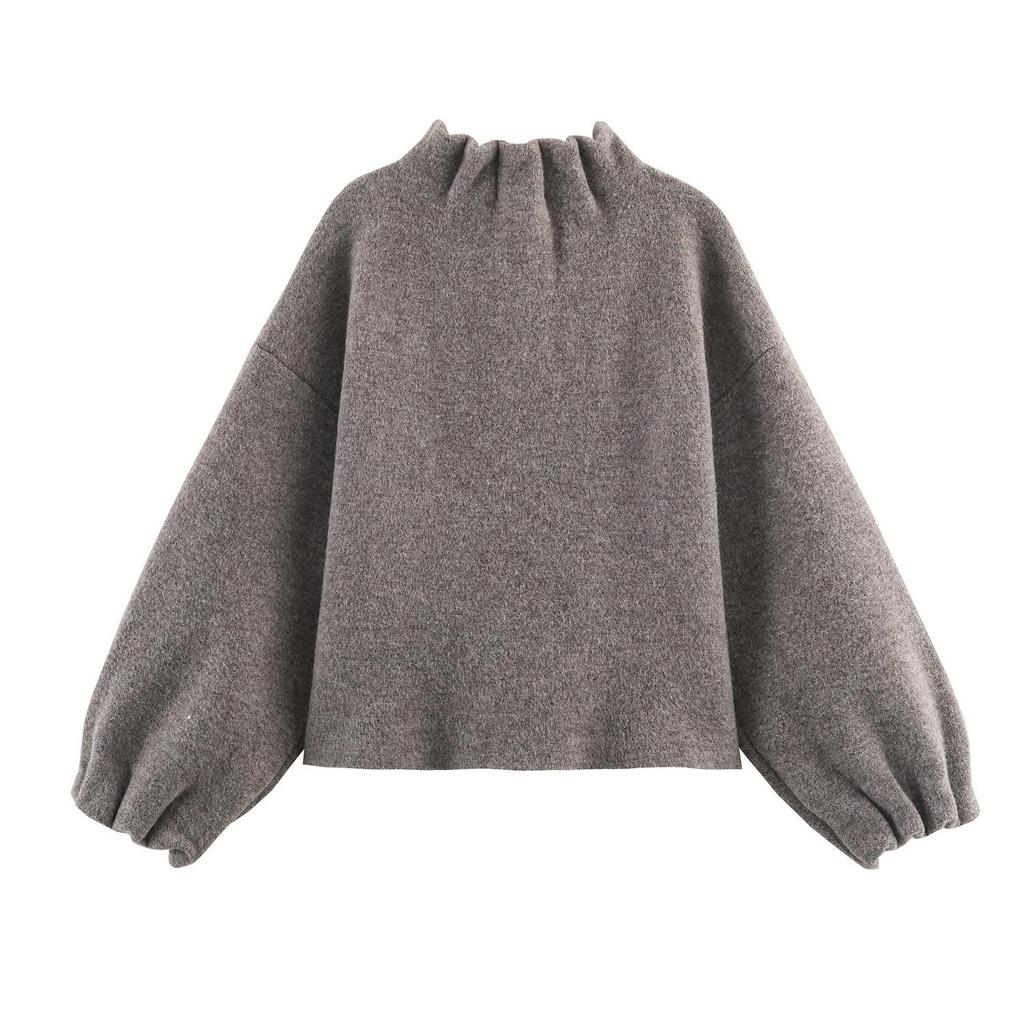 Autumn European & American Style Knit Jacket with Mini Skirt Set