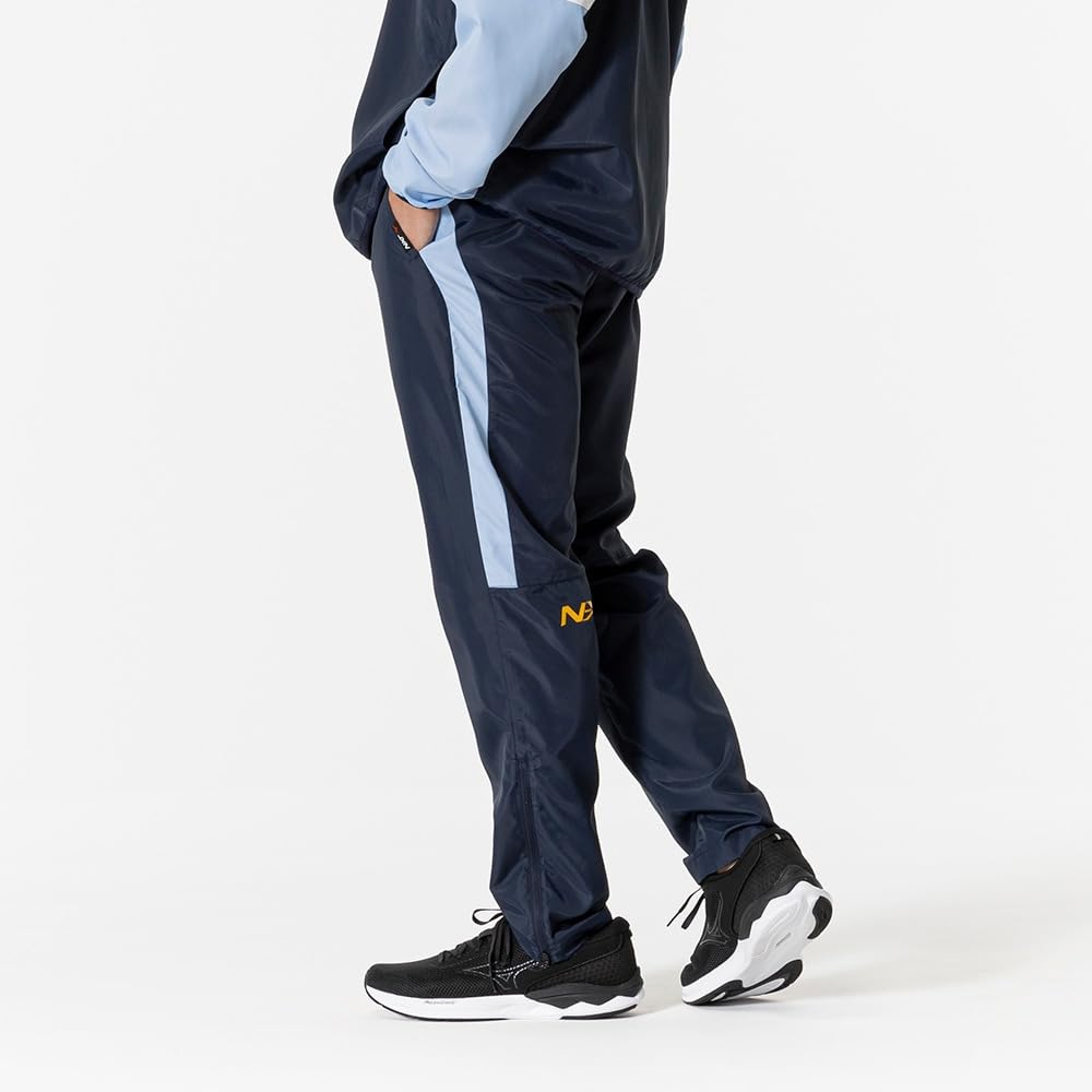 N-XT Windbreaker Pants, Water-Repellent Jersey Training Wear, Unisex, Adult, Dress Navy, Size XL, 32JFB220