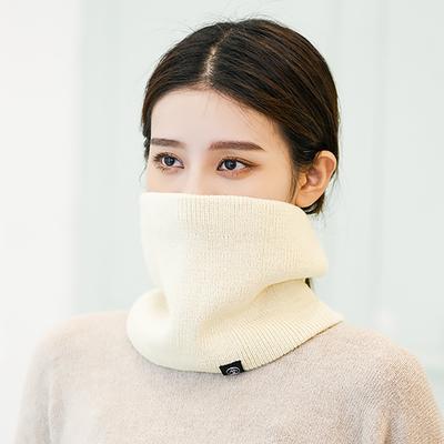 Winter Kaltwetter Ausrüstung Fleece Nackenschal, Schlauchtuch, Elfenbein