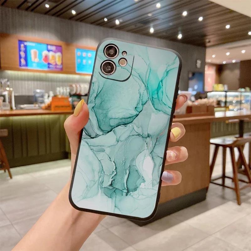 

Чехол с мраморной росписью для Samsung S23 S22 S21 FE S20 Ultra Plus S10 Lite S10E S9 S8 S7 Edge, мягкий силиконовый чехол-накладка класса люкс для задней панели телефона For Samsung S21 Plus