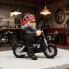 Mittelfinger Motorrad Zwerg Figur - Garten & Büro Dekoration