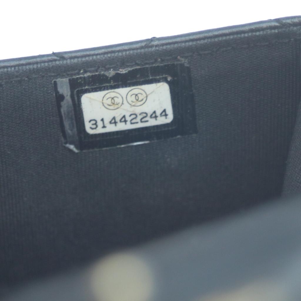 CHANEL No. 31 AP2200 Black Lamb GHardware Mini Mini Matelasse Top Handle 2-Way Chain Shoulder Shoulder bag blackUsed