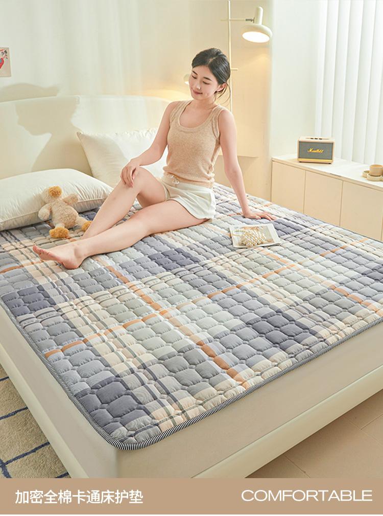 Cotton Anti-Slip Summer Thin Mattress Protective Pad