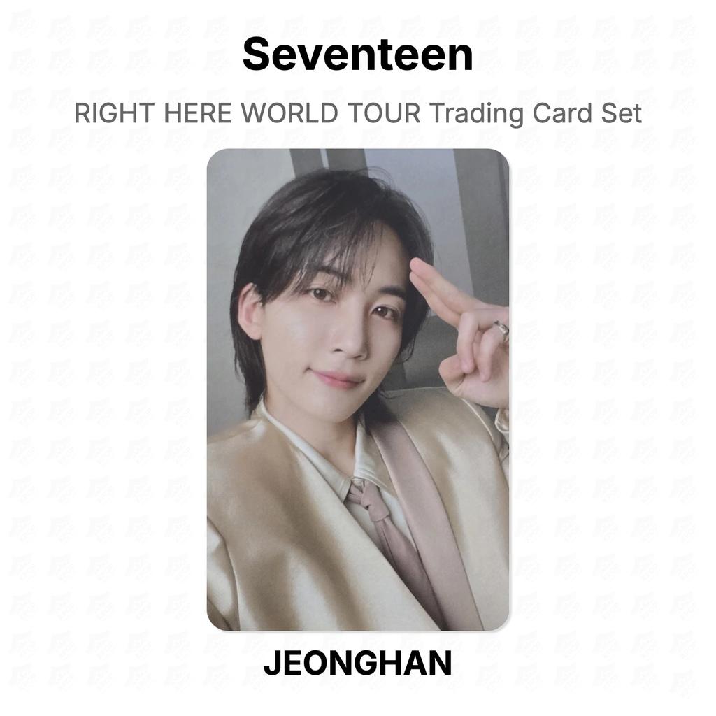 Seventeen RIGHT HERE WORLD TOUR Trading Card Set Official Photocard