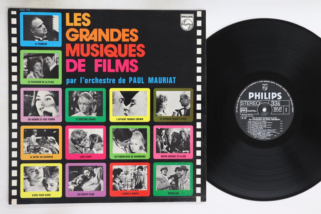 LP Record PAUL MAURIAT  Les Grandes Musiques De Films Par L 6332162 PHILIPS 197 France Soundtracks  Musicals Used