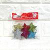 Gold Glitter 3D Five-Pointed Star Christmas Tree Ornaments