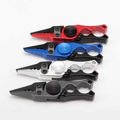 Multi Functional Fishing Plier Scissor Sturdy Rotatable Portable Fishing Line Aluminum Alloy Fishing Tied Hook Plier Accessory