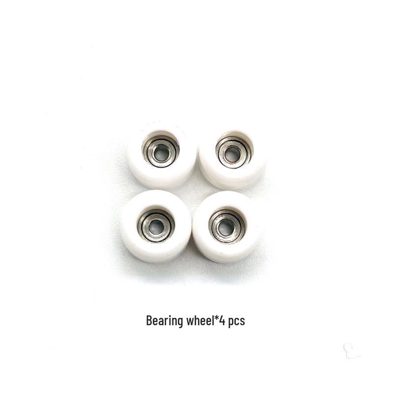 Multi-Color Fingerboard Wheels with Bearings - 4-Pack Professional Upgrade