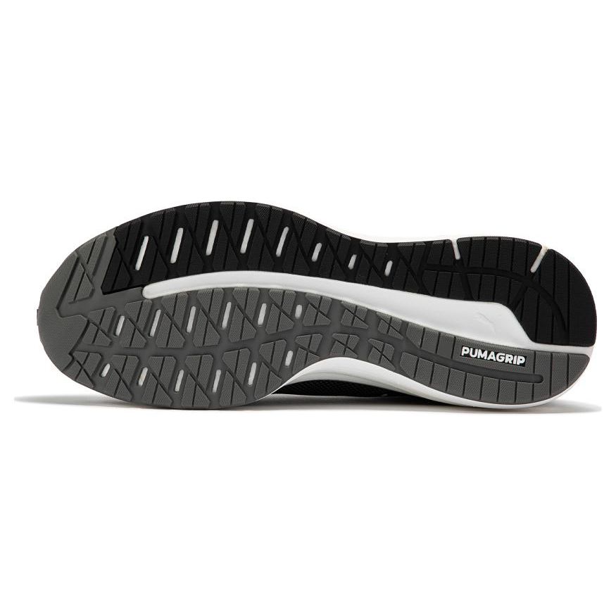 Puma Magnify Nitro Knit Black Castlerock Men Sneakers White 376907-01