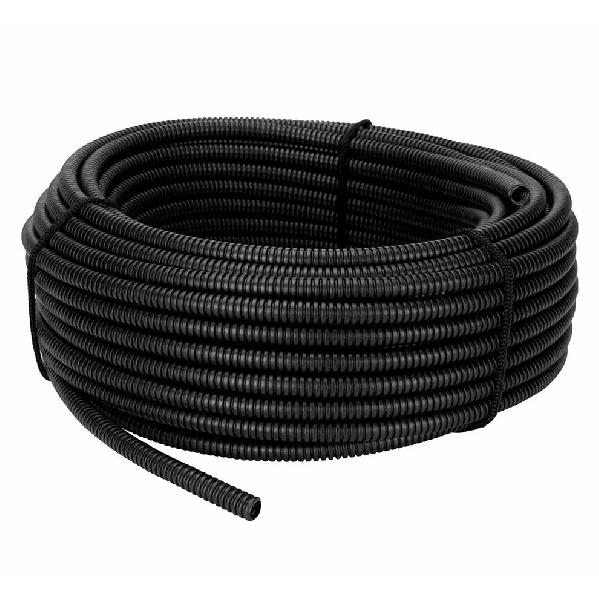 32.8ft 3/8" Black Car Split Wire Loom Conduit Polyethylene Flexible Tubing Hose