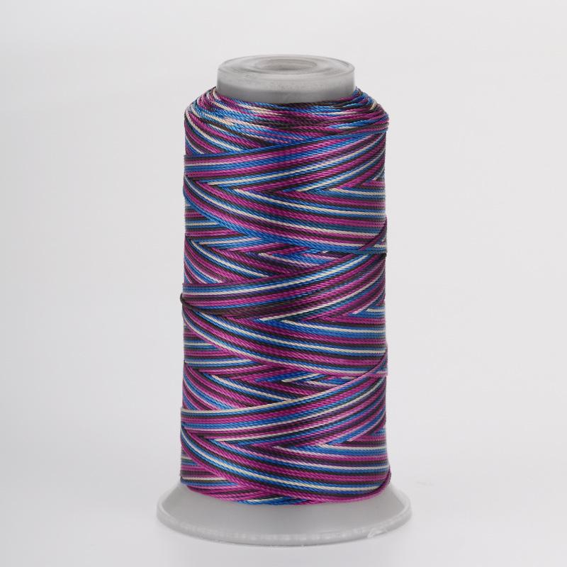 

Браслет из 18-прядного меланжевого шнура – Градиентная нить «Драконья чешуя Кои» DIY материал No specification