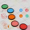 Colorful Ink Pad Bright Colors Not Easy Smudge Easy Clean for DIY Handbook Decoration Children's Finger Painting