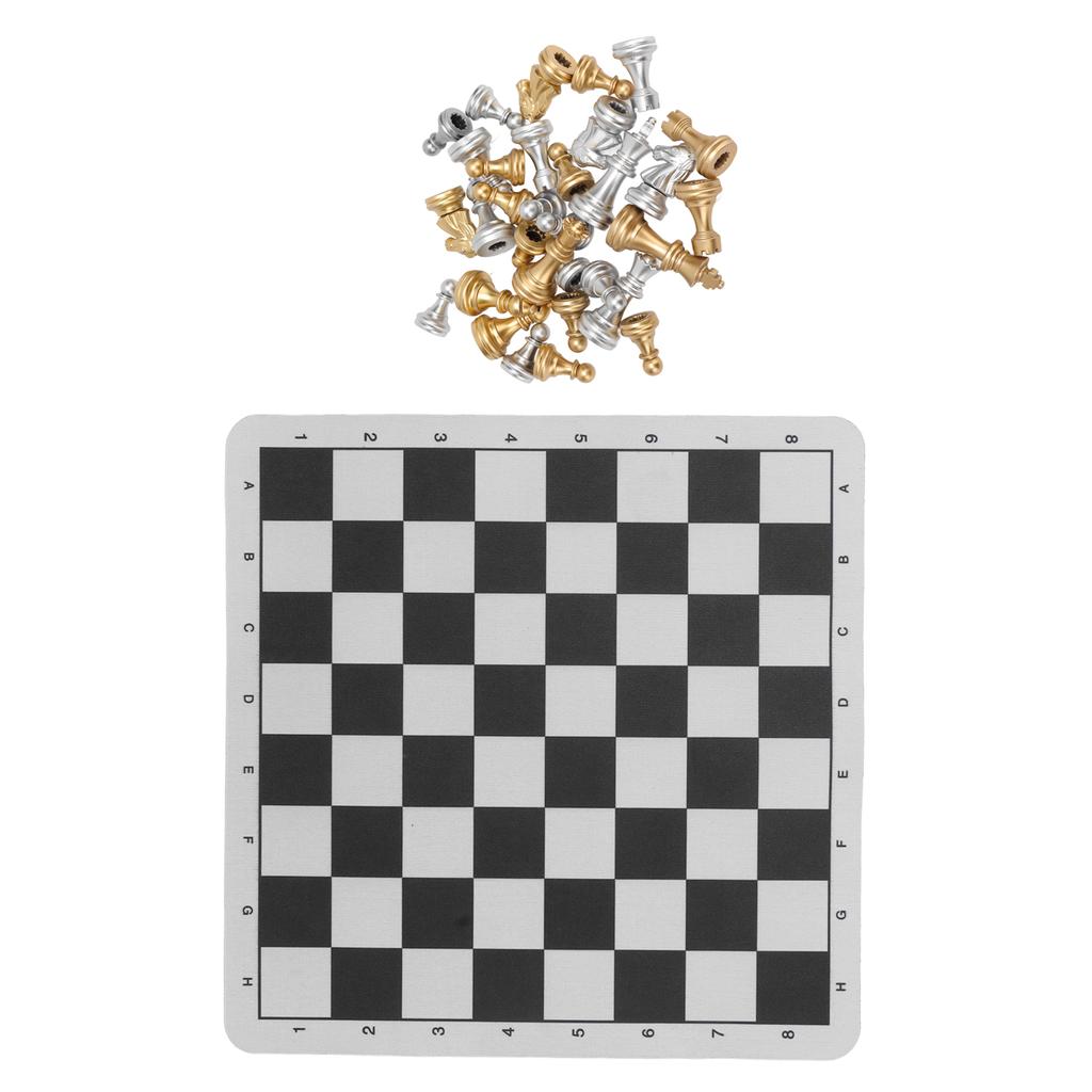 Chess Set Pieces Board Game Home Decor Kids Toy Chessboard Set Kit for Home Travel