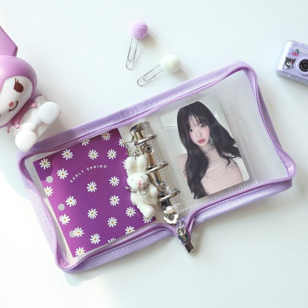 Bom Bom Mini 3-Ring Fotoordner mit Innenseite und Fotokarten-Sammelalbum