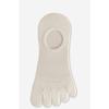 Women's Spring and Summer Thin Mesh Boat Socks, Antibacterial and Anti-infection Five-finger Socks, Boneless Invisible Cotton Socks