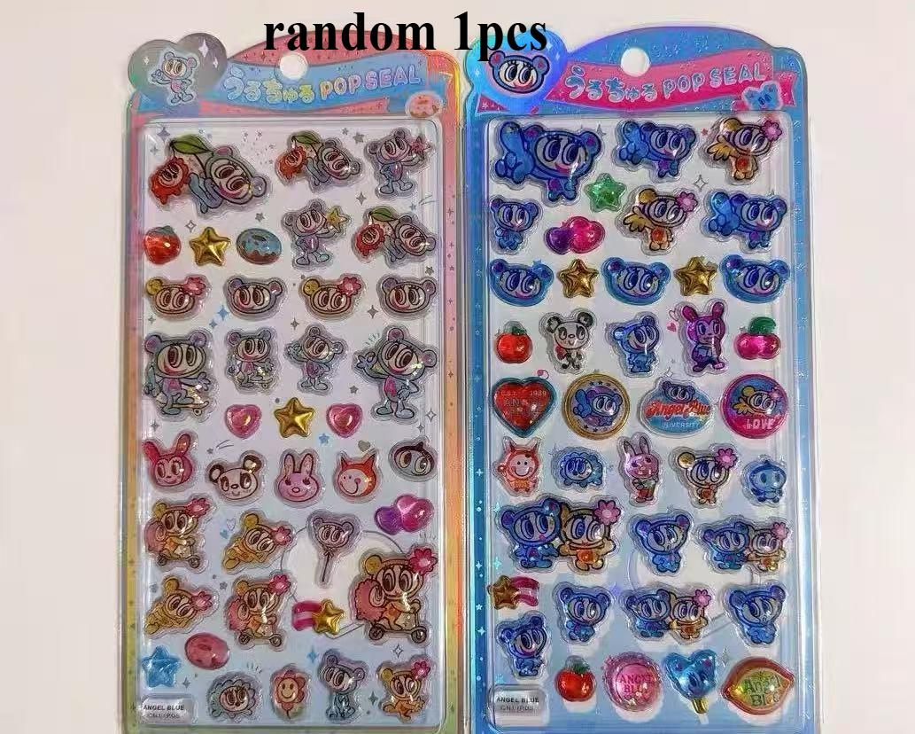 Brand-Spanking-New Superior-Grade Cartoon Superior-Grade Cute Superior-Grade Relief Crystal High-Standard 3D Sticker High-Standard Solid
