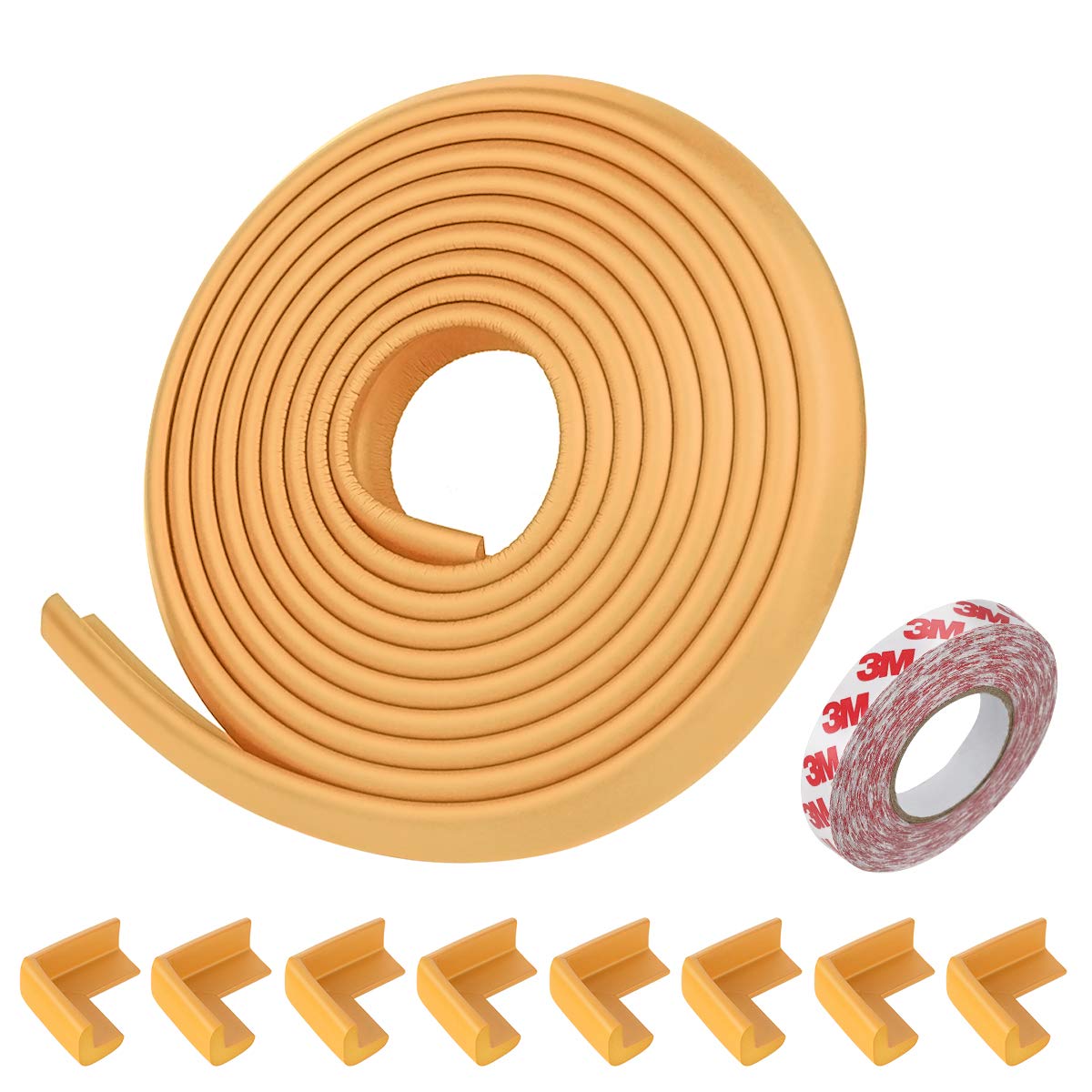 

Findbetter Corner Guard от Nursery Corner Cushion 3M Safe и NBR Прошел международную сертификацию SGS Safety 5x Общая длина 5 м 8 Детская угловая защита головы для