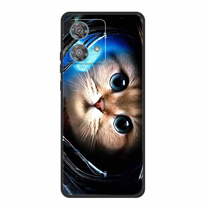 For Motorola Edge 40 Neo Case Animals TPU Soft Silicone Phone Cover for Moto Edge 40 Neo 5G Edge40 Neo Shockproof Wolf Fundas