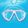 Kids Diving Mask Large View Silicone Snorkel Swimming Snorkeling