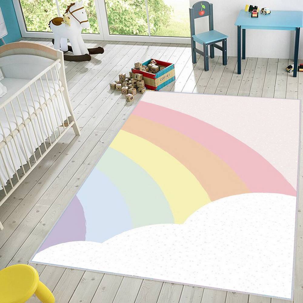 

Rovigo Home Моющийся ковер с принтом RGHM4016 80X150 белый