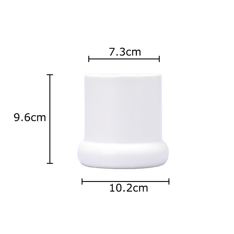 Minimalism Ceramic Candle Holder Cylinder Candlestick Desk Decoration Wax Melt Burner Aroma Diffuser Home Aroma Container