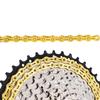 1pc Bicycle 11 Speed SLR Chain Gold Full Hollow 116 Links For Mountain Road Bike