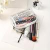 PVC Trendy Star Series Storage Cosmetic Transparent  Fashion Square Travel Makeup Bag