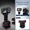 Magnetic Quick Release Base For DJI OSMO ACTION 6/Osmo Nano 1/4 Screw Cold Boot Expansion Bracket Camera Accessories