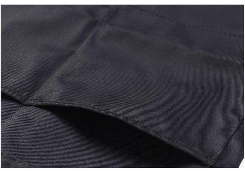 Extra Long Waterproof Oil-Proof Polyester-Cotton Apron with Adjustable Halter