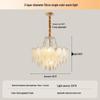 Modern Luxury Crystal Chandelier: Warm, Romantic Lighting for Living Room, Master Bedroom, or Children's Room