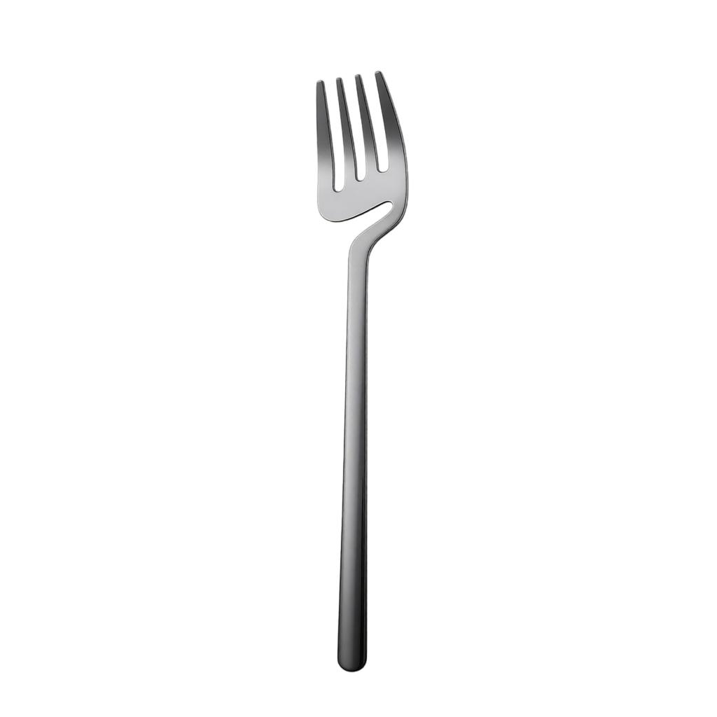 304 Stainless Steel Fork with Modern Minimalist Design Long Handle Durable Construction Suitable for Everyday Use and Dining Table Settings