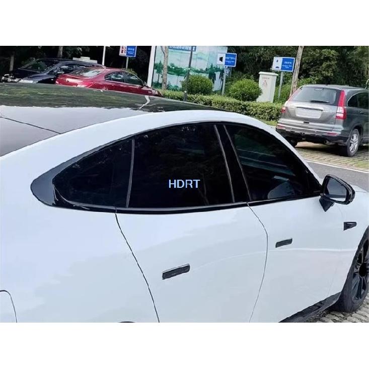 Car Styling Window Frame Sticker For Xpeng P7/P7i + Exterior Decoration Accessories Door Protector Trim Glass Side Strip