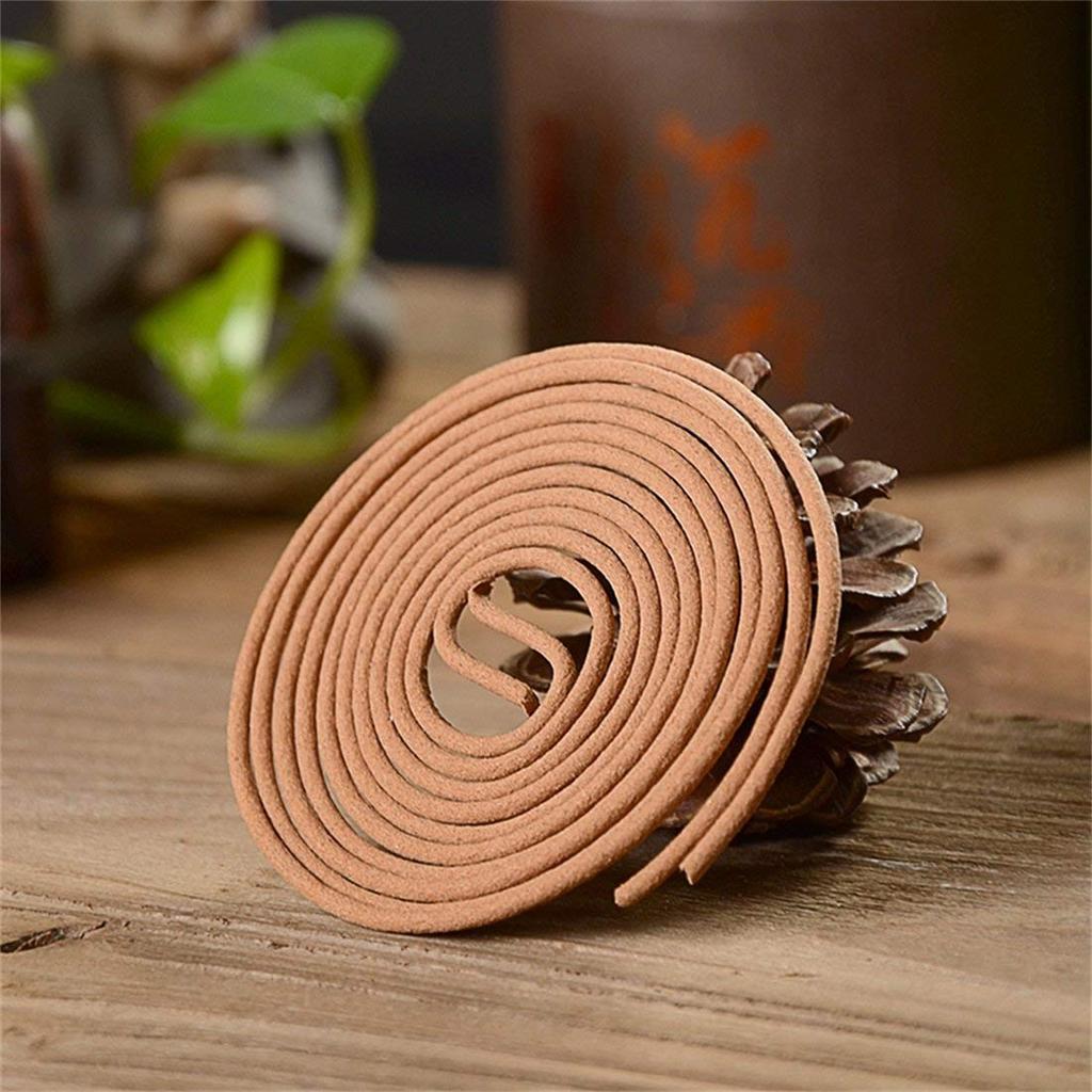 Specially Selected Sandalwood Incense, Gentle Scent, Spiral Incense Sticks, Air Purifying, 40 Sticks, 3.5 Hours