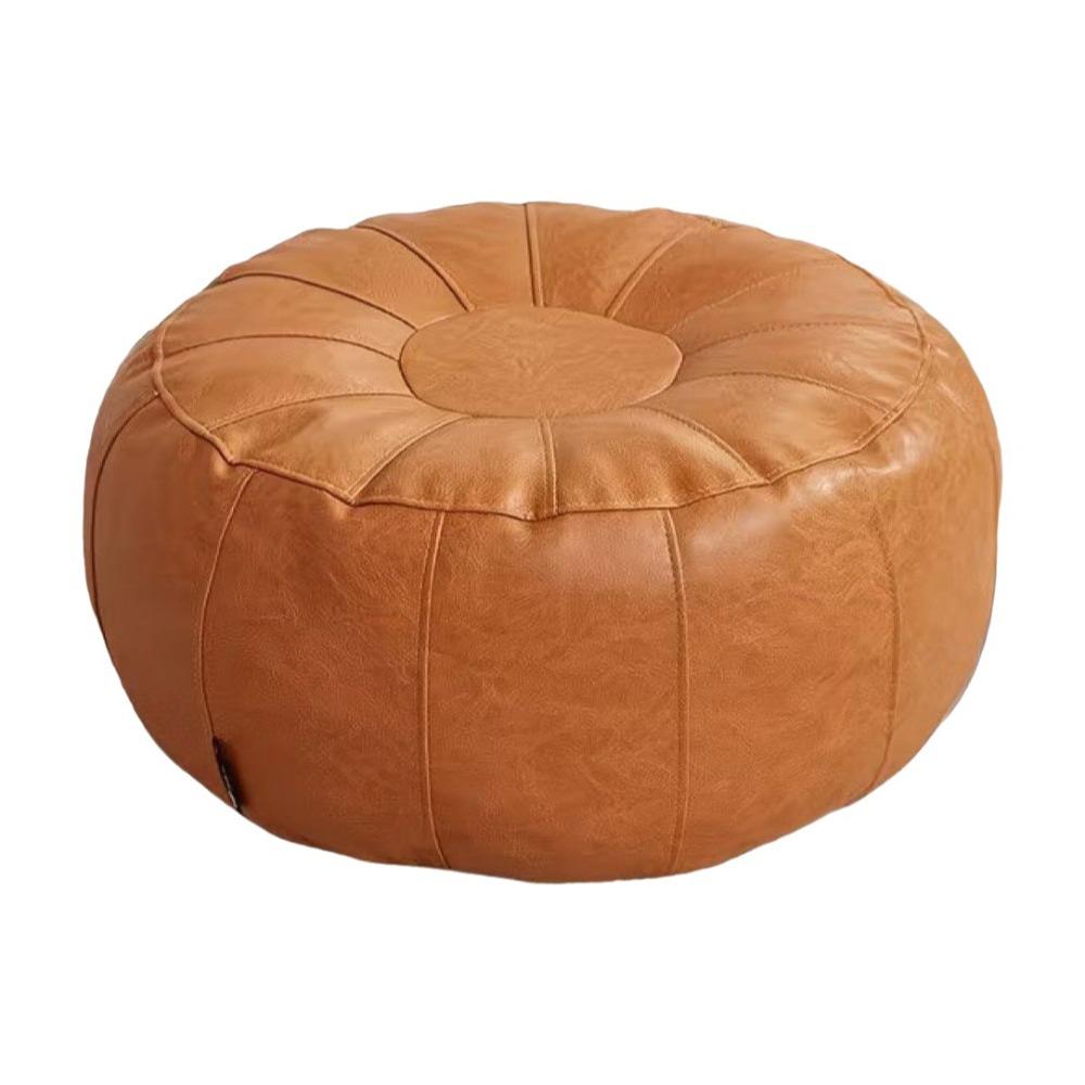 Große Kapazität Ungefüllter Kissenbezug Rutschfester Sofa Hockerbezug Verdicktes Leder Hocker Schlafzimmer