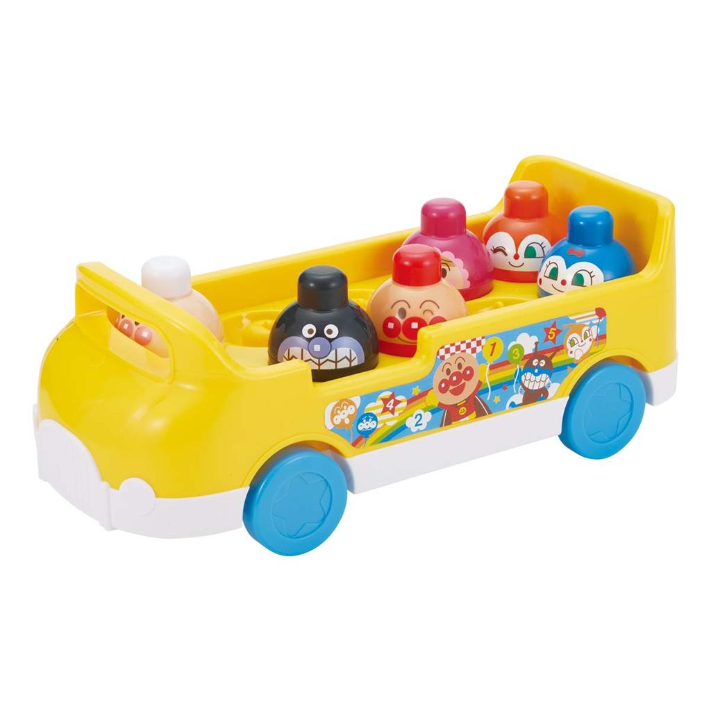 BabyLab Anpanman Counting and Blocking Ages 1 and Up [BANDAI] ~Brain Development~ Bus,