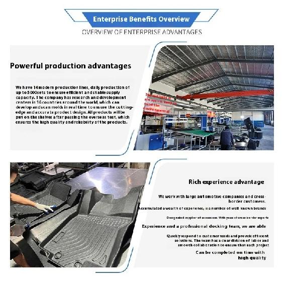 North America Specific Ized All-Weather TPE Car Floor Mats for GMC Canyon General Motors Special Car Mats