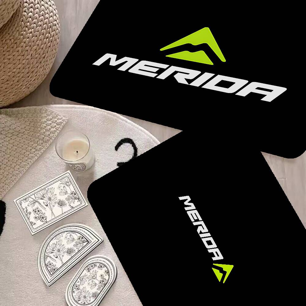 Bicycle Brand Merida Door Mat Washable Non-Slip Living Room Sofa Chairs Area Mat Kitchen Doormat Area Rug