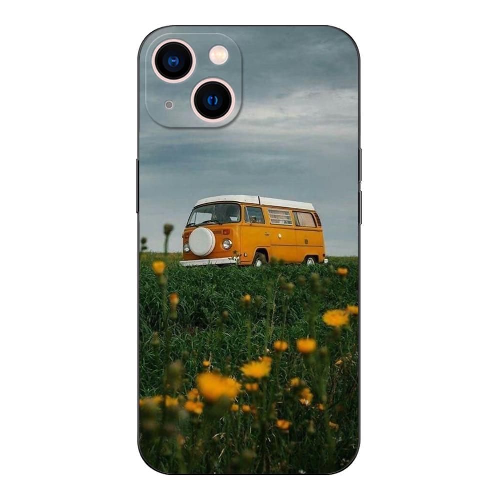 Black Tpu Case For Samsung Galaxy A03 SM-A035 A03 Core A03S A13 A23 LTE A33 A53 A73 4G 5G Combi Van Surf