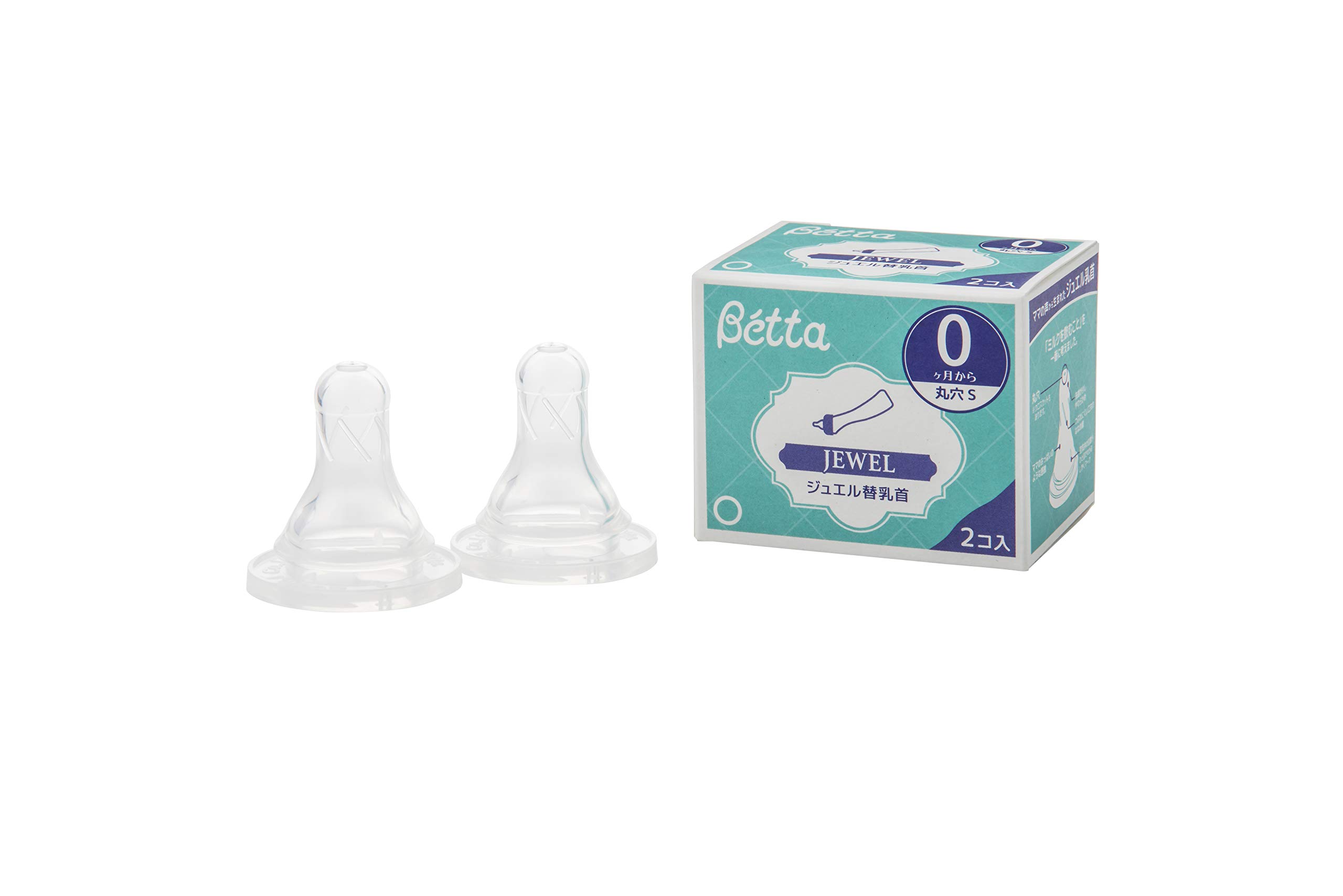 

Набор сменных сосок Betta Jewel, круглые, 2 штуки, для возраста 0 месяцев и старше (Маленькое отверстие) (х 1)