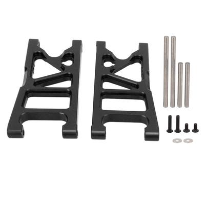 1Pair Aluminum Alloy Rear Lower Suspension Arms Swing Arms for ARRMA Typhon 1 10 RC Car Upgrade PartsBlack