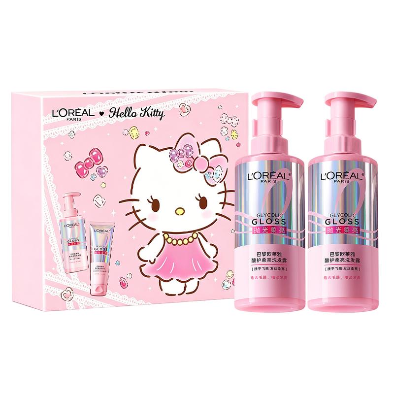 Loreal Paris Gluds un spīdīgs Pelēkrozā